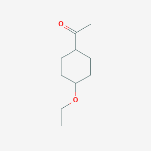 molecular formula C10H18O2 B13502524 1-(4-ethoxycyclohexyl)ethan-1-one, Mixture of diastereomers 