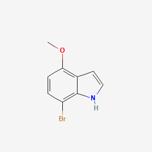 molecular formula C9H8BrNO B1350256 7-bromo-4-methoxy-1H-indole CAS No. 81224-16-0