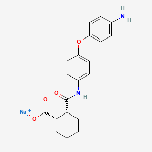 molecular formula C20H21N2NaO4 B13502707 rac-sodium (1R,2S)-2-{[4-(4-aminophenoxy)phenyl]carbamoyl}cyclohexane-1-carboxylate 