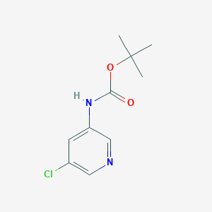 molecular formula C10H13ClN2O2 B13502735 tert-butyl N-(5-chloropyridin-3-yl)carbamate 