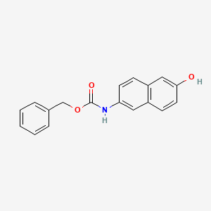 molecular formula C18H15NO3 B13502803 Benzyl (6-hydroxynaphthalen-2-yl)carbamate 