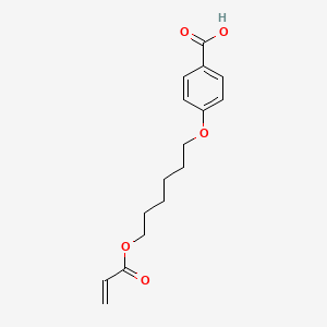 molecular formula C16H20O5 B1350282 4-((6-(Acryloyloxy)hexyl)oxy)benzoic acid CAS No. 83883-26-5