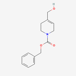 molecular formula C14H17NO3 B13502828 benzyl 4-(hydroxymethyl)-3,6-dihydropyridine-1(2H)-carboxylate 