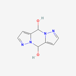 molecular formula C8H8N4O2 B1350283 1,6,7,12-tetrazatricyclo[7.3.0.03,7]dodeca-3,5,9,11-tetraene-2,8-diol CAS No. 400079-96-1