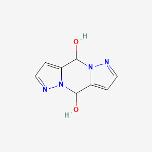 molecular formula C8H8N4O2 B1350283 4H,9H-Dipyrazolo[1,5-a:1,5-d]pyrazine-4,9-diol CAS No. 400079-96-1