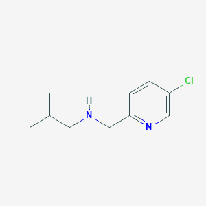 molecular formula C10H15ClN2 B13502850 [(5-Chloropyridin-2-yl)methyl](2-methylpropyl)amine 