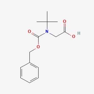 molecular formula C14H19NO4 B13502863 n-((Benzyloxy)carbonyl)-n-(tert-butyl)glycine 