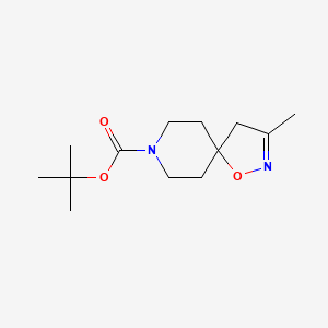 molecular formula C13H22N2O3 B13502887 Tert-butyl 3-methyl-1-oxa-2,8-diazaspiro[4.5]dec-2-ene-8-carboxylate 