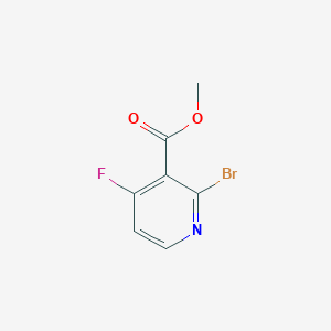 molecular formula C7H5BrFNO2 B13502912 Methyl 2-bromo-4-fluoronicotinate 