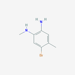 molecular formula C8H11BrN2 B13502950 5-bromo-N1,4-dimethylbenzene-1,2-diamine 