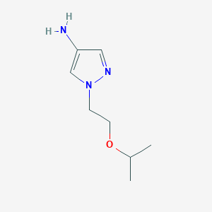 molecular formula C8H15N3O B13503017 1-(2-Isopropoxyethyl)-1h-pyrazol-4-amine 