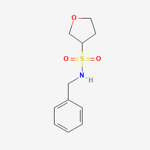 molecular formula C11H15NO3S B13503044 N-benzyloxolane-3-sulfonamide 