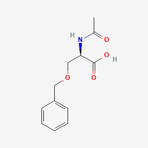 molecular formula C12H15NO4 B13503056 N-acetyl-O-benzyl-D-serine CAS No. 35886-79-4