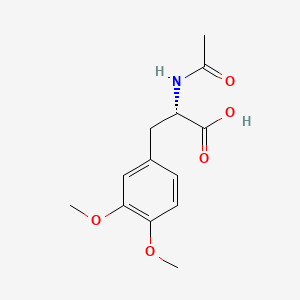molecular formula C13H17NO5 B13503090 (R,S)-N-Acetyl-3,4-dimethoxyphenylalanine 
