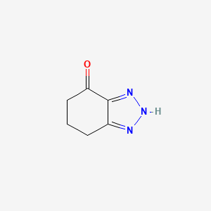 molecular formula C6H7N3O B13503149 2,5,6,7-Tetrahydrobenzotriazol-4-one 