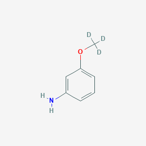 molecular formula C7H9NO B13503185 3-(Methoxy-d3)-aniline 