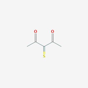 molecular formula C5H6O2S B135032 3-Thioxo-2,4-pentanedione CAS No. 152420-83-2