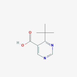 molecular formula C9H12N2O2 B13503211 4-Tert-butylpyrimidine-5-carboxylic acid 