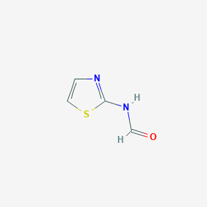 molecular formula C4H4N2OS B1350325 Formamide, N-2-thiazolyl- CAS No. 25602-39-5