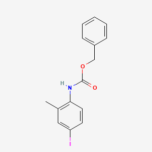 molecular formula C15H14INO2 B13503272 Benzyl (4-iodo-2-methylphenyl)carbamate 