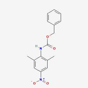 molecular formula C16H16N2O4 B13503308 benzyl N-(2,6-dimethyl-4-nitrophenyl)carbamate 