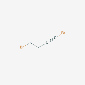 molecular formula C4H4Br2 B13503323 1,4-Dibromobut-1-yne 