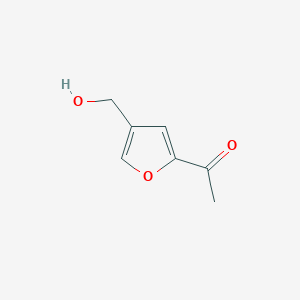 Ethanone, 1-[4-(hydroxymethyl)-2-furanyl]-(9CI)