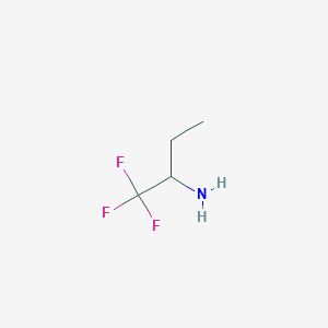 molecular formula C4H8F3N B1350344 1,1,1-Trifluorobutan-2-amine CAS No. 683-94-3