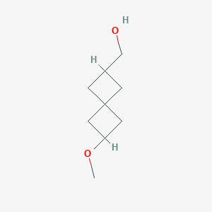molecular formula C9H16O2 B13503489 {6-Methoxyspiro[3.3]heptan-2-yl}methanol 