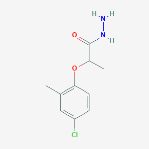 molecular formula C10H13ClN2O2 B1350349 2-(4-Chloro-2-methylphenoxy)propanohydrazide CAS No. 36304-48-0