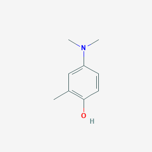 molecular formula C9H13NO B13503537 4-(Dimethylamino)-2-methylphenol 