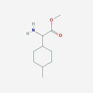 molecular formula C10H19NO2 B13503549 Methyl 2-amino-2-(4-methylcyclohexyl)acetate 