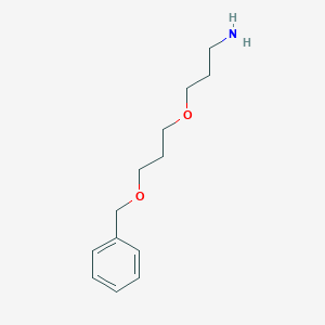 molecular formula C13H21NO2 B13503557 {[3-(3-Aminopropoxy)propoxy]methyl}benzene 
