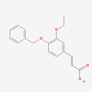3-(4-Benzyloxy-3-ethoxy-phenyl)-acrylic acid