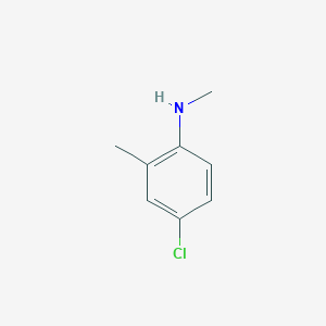 molecular formula C8H10ClN B13503585 4-Chloro-2,N-dimethylaniline CAS No. 30273-07-5
