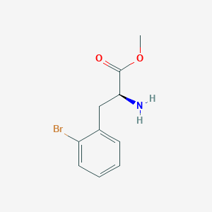 molecular formula C10H12BrNO2 B13503755 Methyl (S)-2-amino-3-(2-bromophenyl)propanoate 