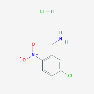 molecular formula C7H8Cl2N2O2 B13503771 (5-Chloro-2-nitrophenyl)methanamine hydrochloride 