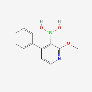 molecular formula C12H12BNO3 B1350386 (2-Methoxy-4-phenylpyridin-3-yl)boronic acid CAS No. 1029654-24-7