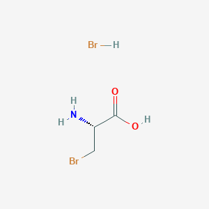 molecular formula C3H7Br2NO2 B13503867 (2R)-2-amino-3-bromopropanoicacidhydrobromide 