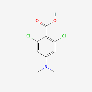 molecular formula C9H9Cl2NO2 B13503888 2,6-Dichloro-4-(dimethylamino)benzoic acid 