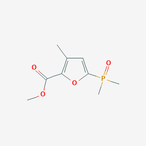 molecular formula C9H13O4P B13503896 Methyl 5-(dimethylphosphoryl)-3-methylfuran-2-carboxylate 