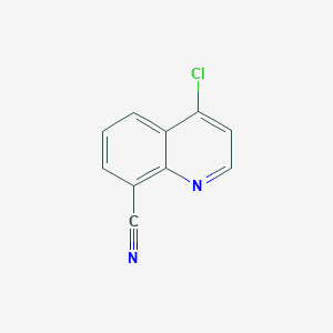 molecular formula C10H5ClN2 B135039 4-Chloroquinoline-8-carbonitrile CAS No. 132664-45-0