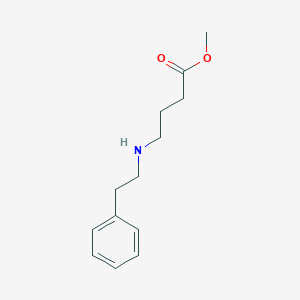molecular formula C13H19NO2 B13503959 Methyl 4-[(2-phenylethyl)amino]butanoate CAS No. 90068-78-3