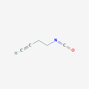 molecular formula C5H5NO B13503976 4-Isocyanatobut-1-yne 