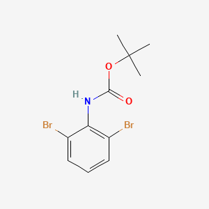 molecular formula C11H13Br2NO2 B13504077 tert-Butyl (2,6-dibromophenyl)carbamate 