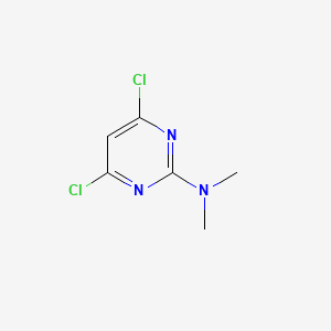 molecular formula C6H7Cl2N3 B1350416 4,6-dichloro-N,N-dimethylpyrimidin-2-amine CAS No. 5734-68-9