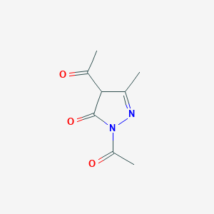 2,4-diacetyl-5-methyl-2,4-dihydro-3H-pyrazol-3-one