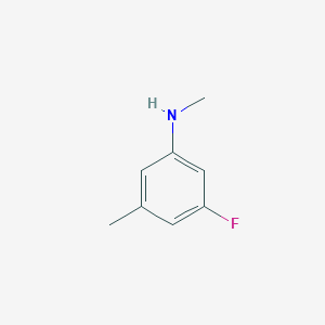 molecular formula C8H10FN B13504207 3-fluoro-N,5-dimethylaniline 
