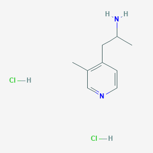 molecular formula C9H16Cl2N2 B13504218 1-(3-Methylpyridin-4-yl)propan-2-amine dihydrochloride 