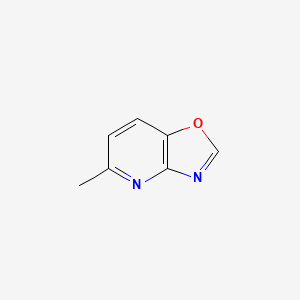 molecular formula C7H6N2O B13504255 5-Methyloxazolo[4,5-b]pyridine 